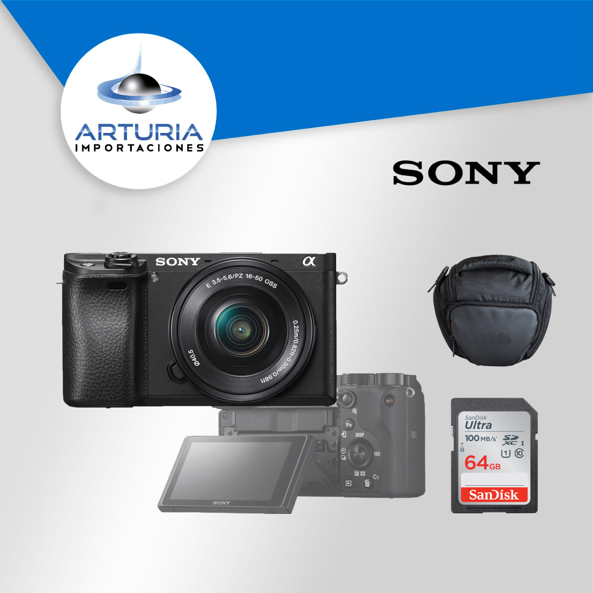 Comprar Sony Alpha 6400 con lente SEL 16-50mm al mejor precio
