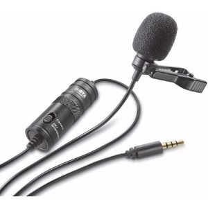 Micrófono Inalámbrico De Solapa Clip Lavalier Mic Plug-Play para