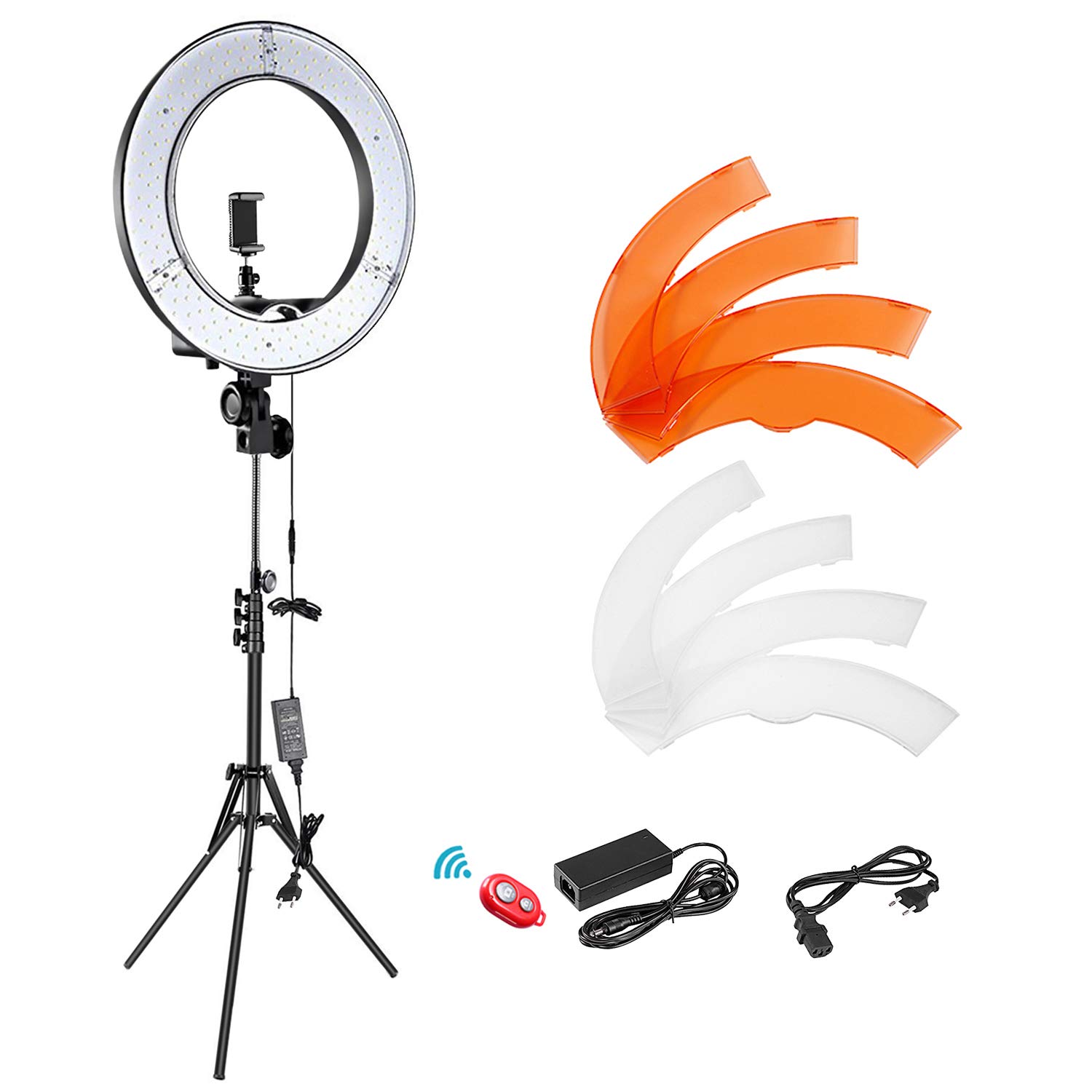 Neewer RGB de 12 Pulgadas Anillo de luz para Selfie Anillo De Luz Con Soporte Trípode Soporte para Teléfono & 