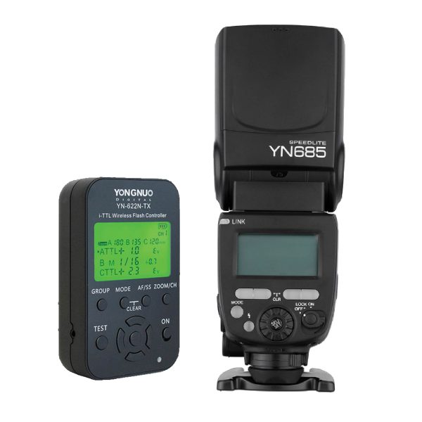 Yongnuo YN685 TTL Flash + Controlador Yn 622 TX para Nikon