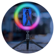 Aros de Luz LED con tripode