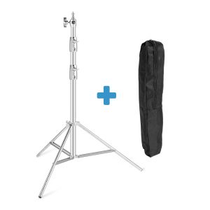Trípode Profesional de Acero Inoxidable 2.8 m + Estuche