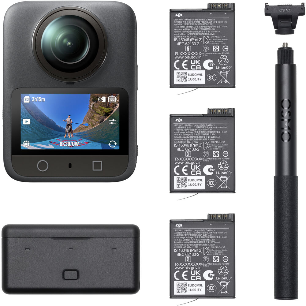 DJI Osmo 360 Cámara de Acción Adventure Combo