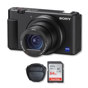 Sony ZV-1 Cámara Digital + Memoria 64Gb de 100Mb/s + Bolso