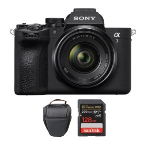 Sony a7V 4K Cámara Mirrorless Con Lente 28-70mm II + Memoria 128Gb de 200Mb/s + Bolso