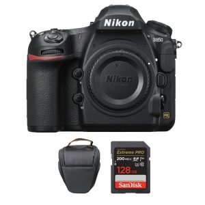 Cámara Nikon D850 Réflex Sólo Cuerpo + Memoria 128Gb de 200Mb/s + Bolso