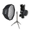 Octabox Godox SB-GUBW 80 cm Tipo Sombrilla + Ecualizable Tipo D  + Tripode 803