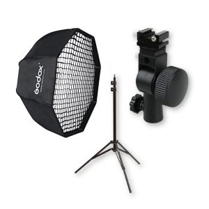 Octabox Godox SB-GUBW 80 cm Tipo Sombrilla + Ecualizable Tipo D  + Tripode 803