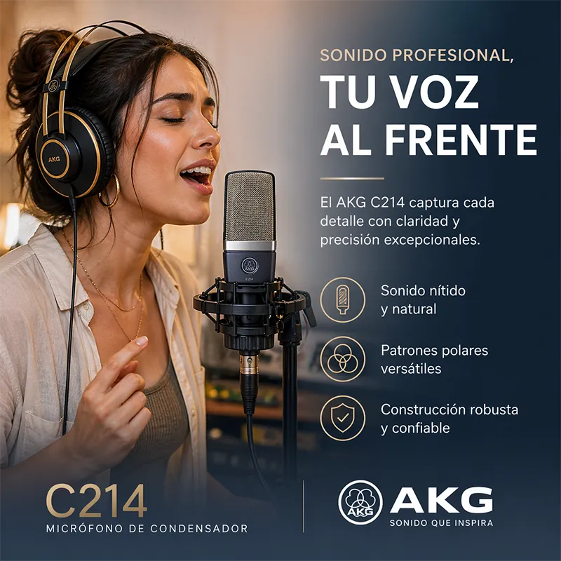 Microfono de condensador AKG C214