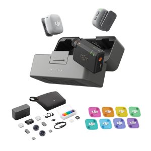 DJI Mic Mini 2 (2 Tx + 1 Rx) Micrófono Inalámbrico Con estuche de Carga