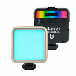 Luz Ulanzi VL-49 RGB Recargable - color Negro y Champagne