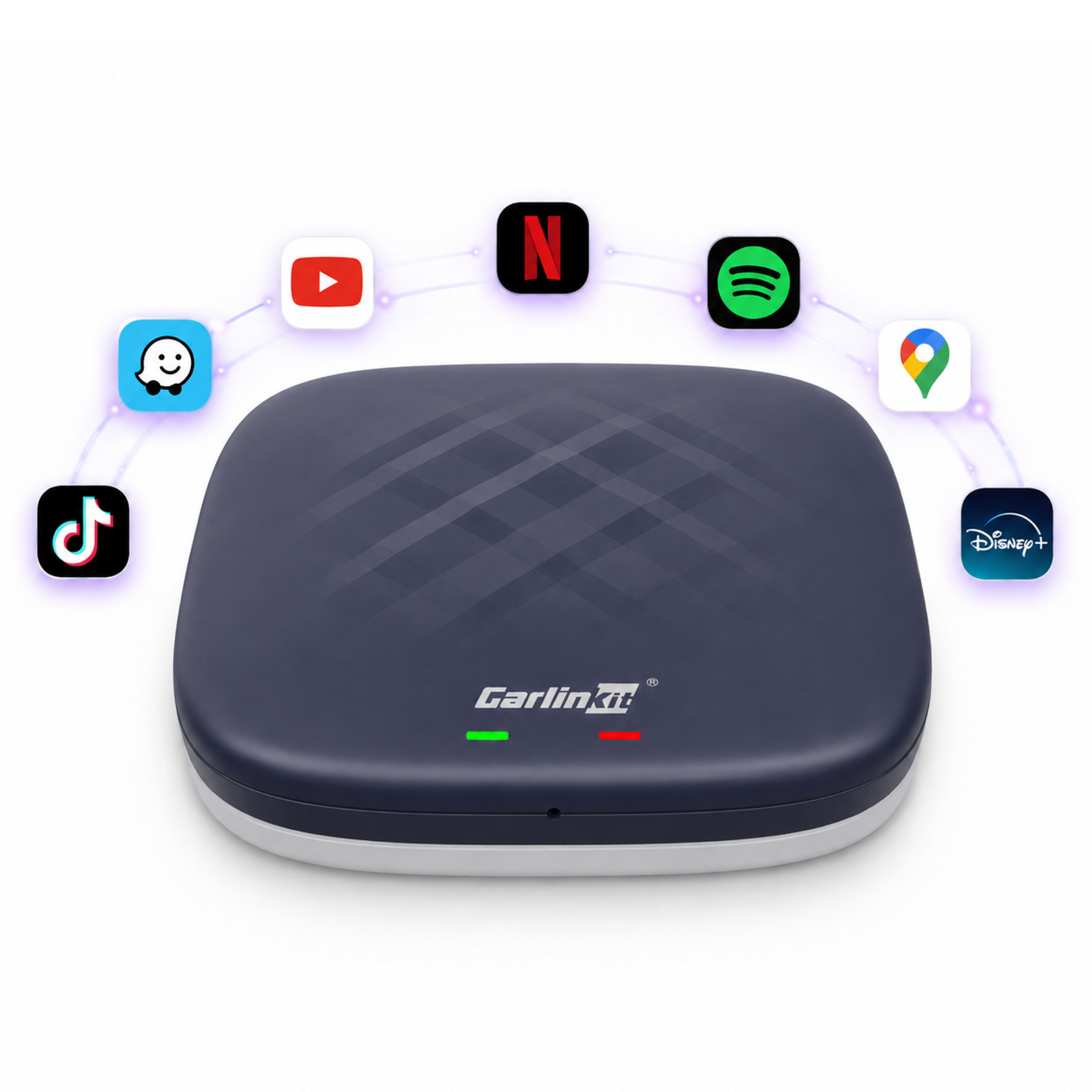 CarPlay para Carro – Adaptador Multimedia Inalámbrico Carlinkit con Android Auto, Netflix y YouTube