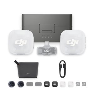 DJI Mic Mini 2 (2 Tx + 1 Rx Móvil) Micrófono Inalámbrico para Celular Con estuche de Carga