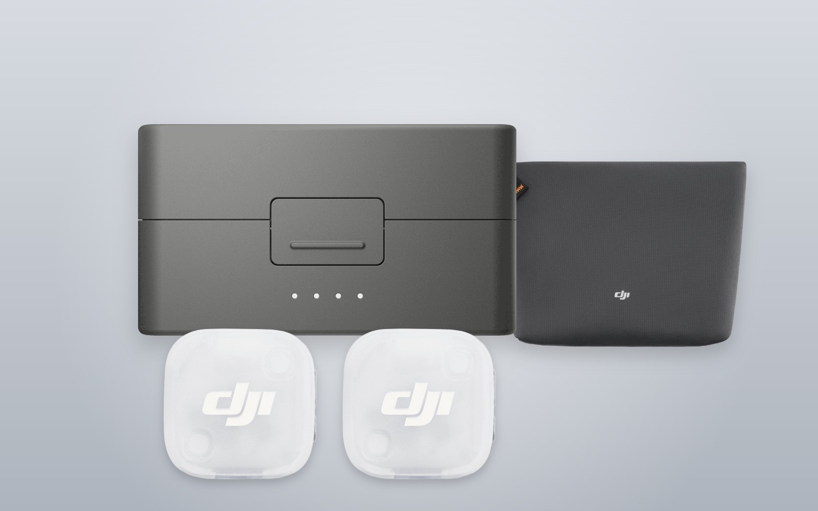 DJI Mic Mini 2 (2 Tx + 1 Rx Móvil) Micrófono Inalámbrico para Celular Con estuche de Carga